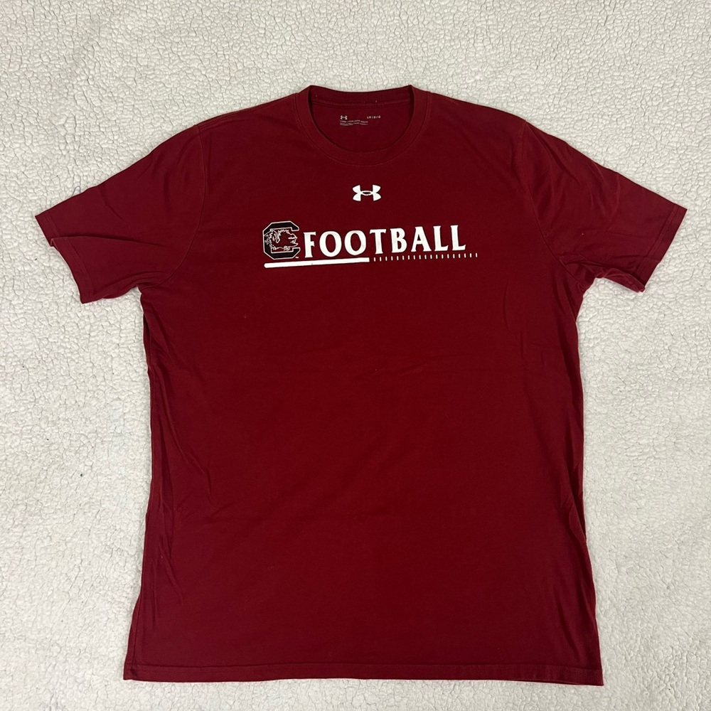 Under Armour maroon Short Sleeve Football T-shirt South Carolina Gamecocks
